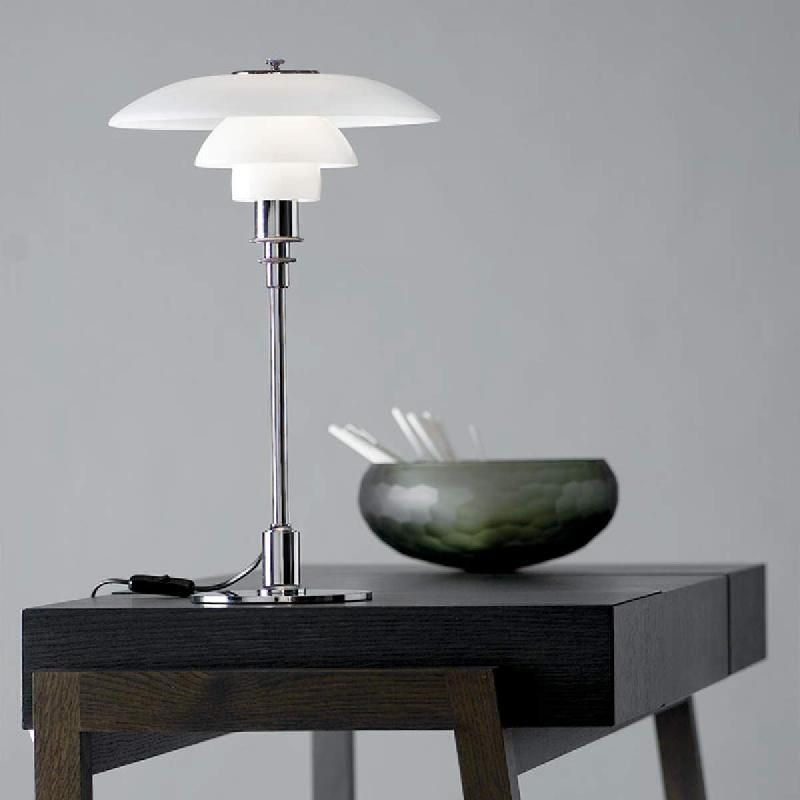LOUIS POULSEN PH 3/2 LAMPE À POSER CHROMÉ BRILLANT