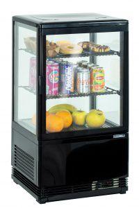 Mini vitrine réfrigérée positive 58 litres - CASSELIN CVR58LN - froid ventilé et dégivrage automatique_0