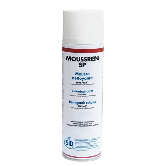MOUSSREN SP - Mousse nettoyante industrielle multi-usages en aérosol, sans PFAS_0