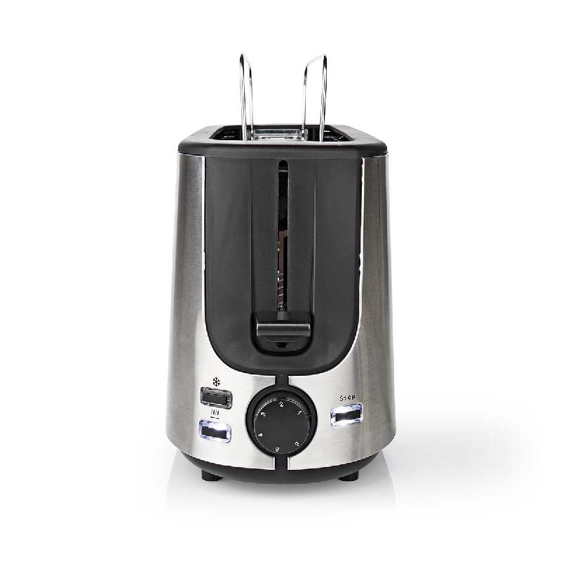 NEDIS grille pain 1 fente 1000w gris KABT310EAL - argenté 5412810336289_0