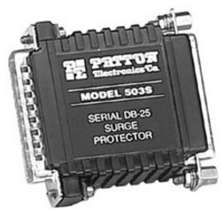 Patton 503S - parasurtenseur miniature RS232, 25 circuits DB25 - protection jusqu'à 36 kW_0