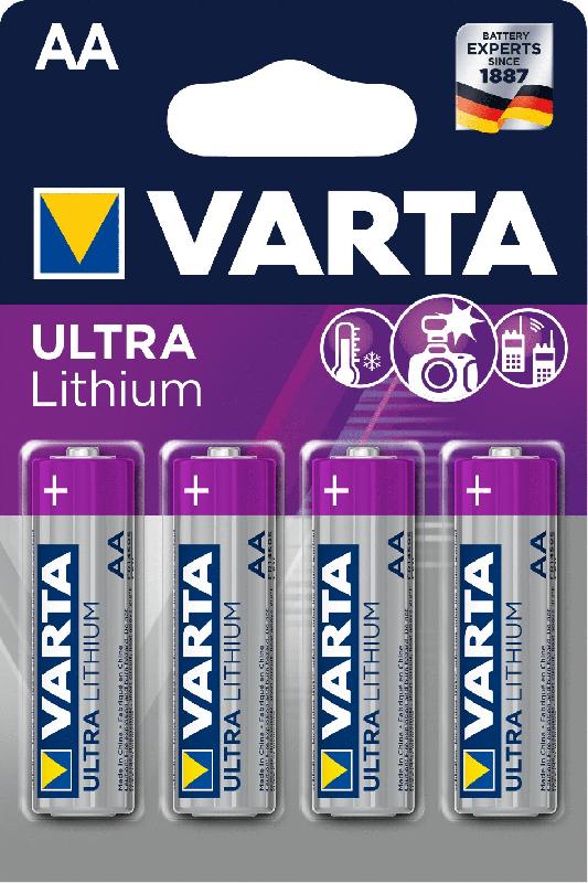 Piles ultra lithium 1,5v lr06 aa - VARTA - 6106301404 - 578200_0