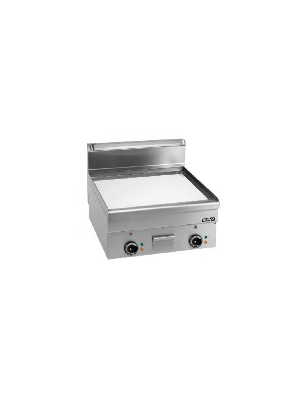 Plancha électrique lisse à poser - Plaque chrome - 600x510 mm - 7.5Kw - Référence EFT66LC_0