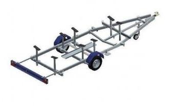 Porte voilier GALAXY - G820 / GS12V - PTAC : 1350Kg - 1 essieu - Reference - G1602V / GD12V - Remorque transport voiliers_0