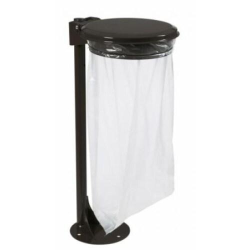 Rossignol Support de sac avec couvercle et poteau/platine Collecmur extrême - 110l - gris manganèse - 3019920576479_0