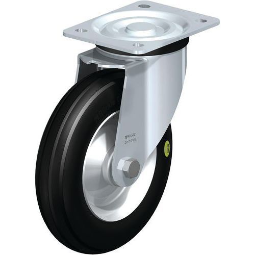 ROUE À BANDAGE CAOUTCHOUC SOUPLE L-VW 202R - BLICKLE