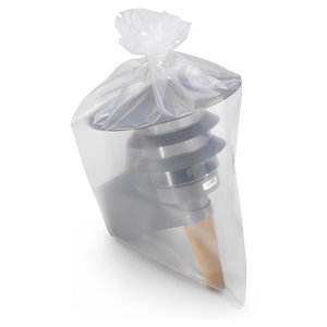 SACHET PLASTIQUE TRANSPARENT 150 MICRONS RAJA 10X20 CM