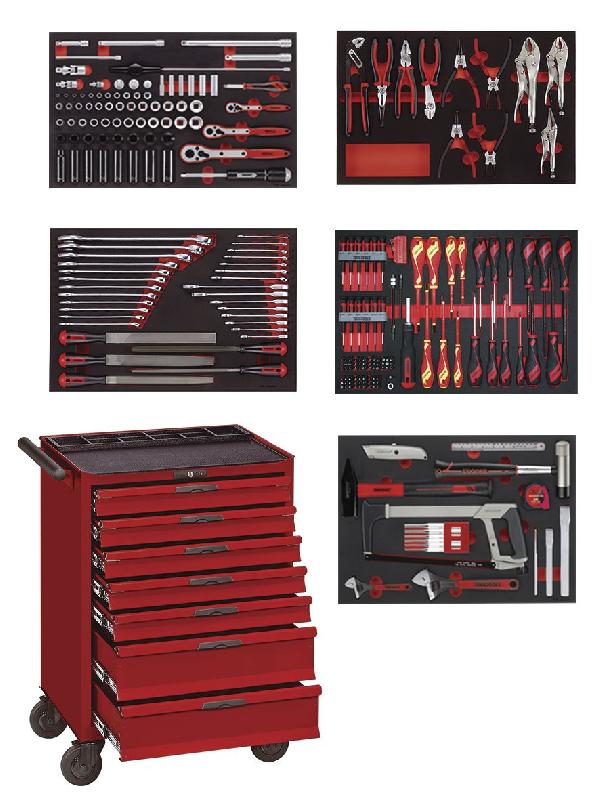 SERVANTE D'ATELIER COMPLÈTE 231PCS TENG TOOLS TCEM231N