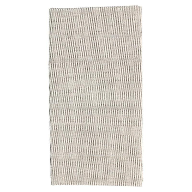 Serviette-étui pour couverts effet tissu chocolat 40x40cm - par 700_0