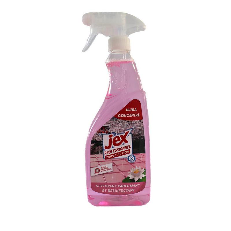 SPRAY MULTI-SURFACES JEX PROFESSIONNEL 4 EN 1 - 750 ML - NETTOIE, DEGRAISSE, DESINFECTE - SOUFLE D'ASIE