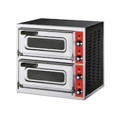 Stalgast Four à Pizza Compact 2 Chambres   2 Pizzas de Ø 40 cm - 0652733294999_0