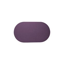Stil Casa, set de 12 chemins de table unicolores, polyuréthane cousu, 58xh. 38 cm, finition dollar couleur lilas. - RUN6838-LID_0