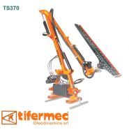TS370 Taille-Haie Hydraulique - Tifermec Oleodinamica S.R.L. - Débit 25/30 L/min - Bras hydraulique avec barre de coupe 160 cm_0