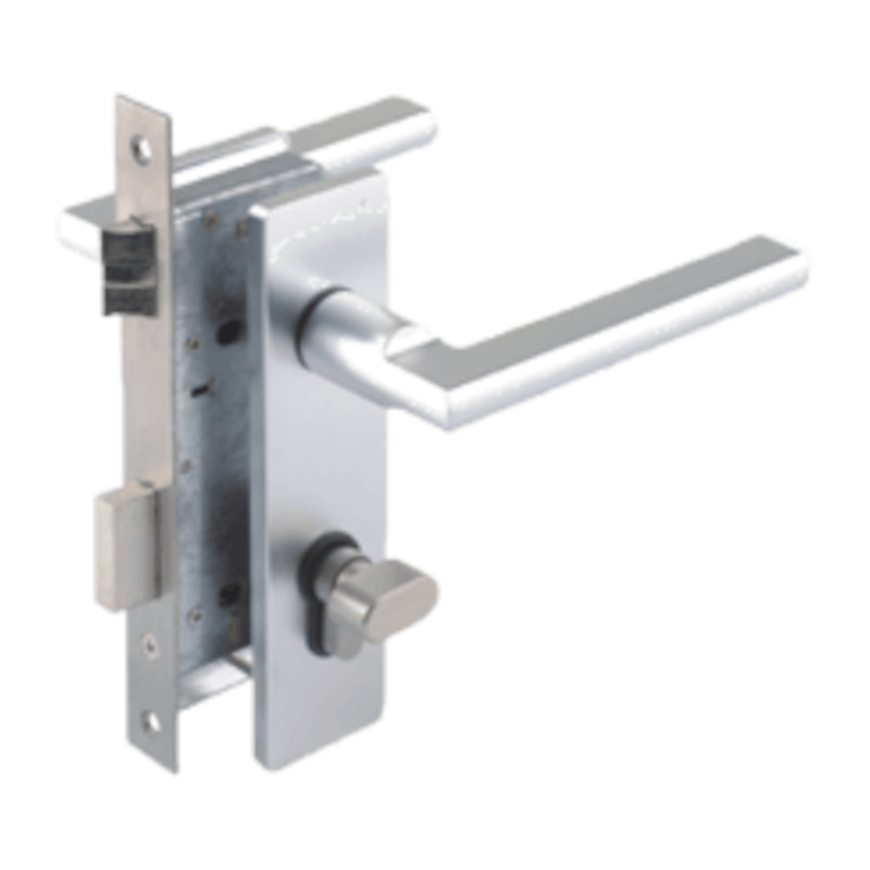 AKCP Heavy Duty Electronic Door Lock with Cylinder and Dead Latch Handle_0