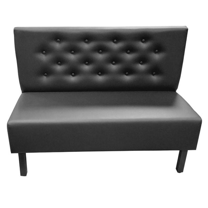 Banquette de restaurant capitonnée Cordoue - NOIR_0