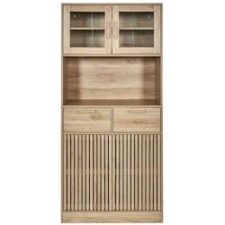 Buffet de cuisine en bois Klaus The Home Deco Factory - marron 3664944612803_0