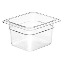 CAMBRO - 64CV1-335/6 - Lot de 6 pièces - BAC COPOLYESTER GN 1/6 (16,2 x 17,6 cm) profondeur 10 cm (Camview BPA free) - transparent plastique 64CV1-33_0