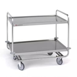 Chariot de service renforcé Sammic - Inox 18/10, 3 plateaux, capacité de charge 130 kg - gris métal sammic_5860610_0