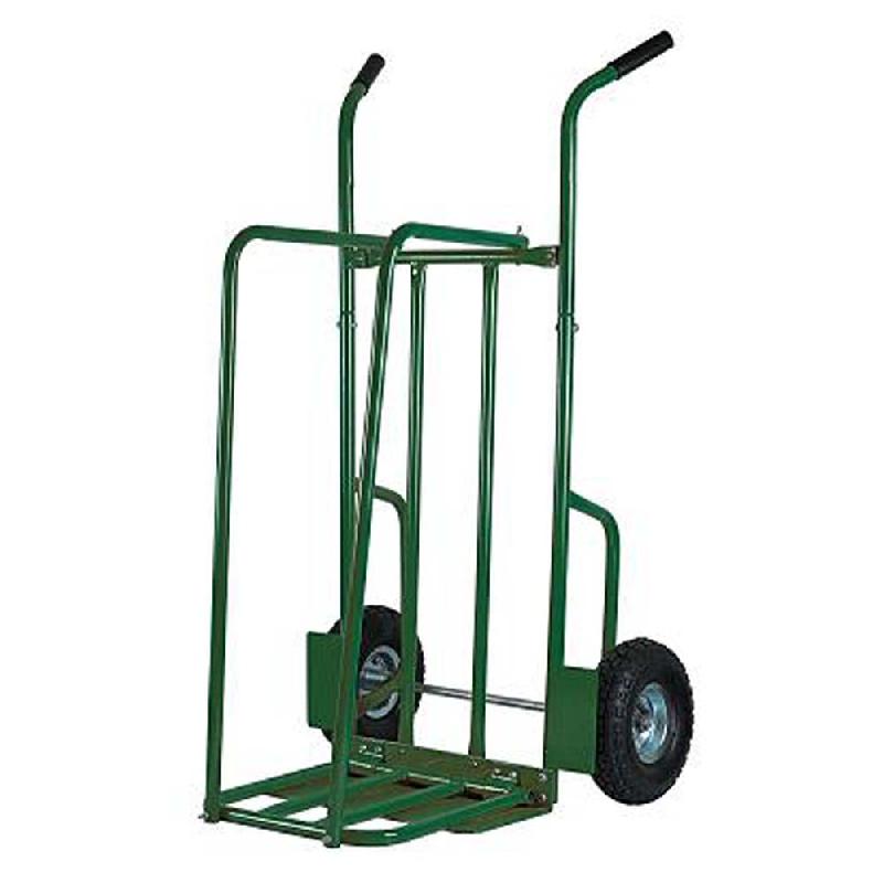 Chariot diable à bois PRCPB250 - bavette rabattable - charge jusqu'à 250 kg - roues gonflables_0