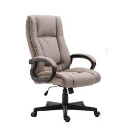 CLP Fauteuil de bureau XL Sparta tissu Taupe - gris textile 1923422124_0