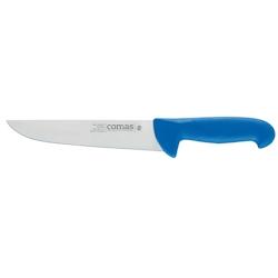 COMAS - Couteau boucher 200 mm modèle Carbon - Bleu inox - Stainless steel_0