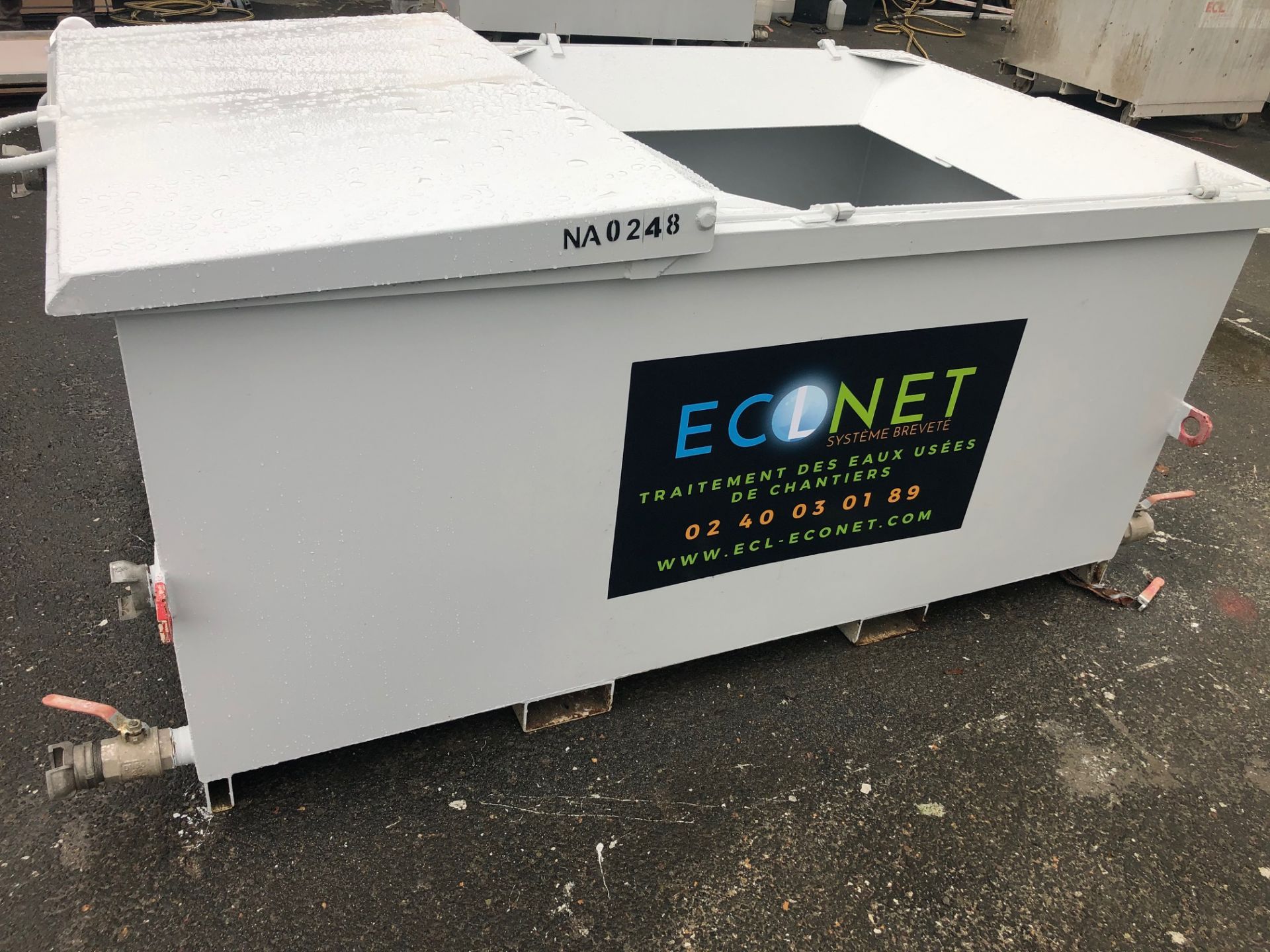 Econet Standard Auto - Solution de traitement des eaux polluées - débit 3m³/h - filtration 91 microns_0