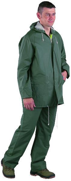 ENSEMBLE DE PLUIE PVC VERT  TAILLE  L