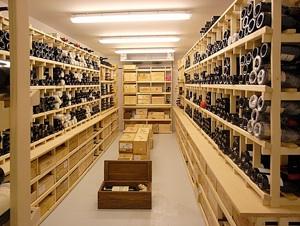Étagère en bois pour le stockage de bouteilles de vin - 3 rangées, 8 colonnes, capacité 288 bouteilles_0