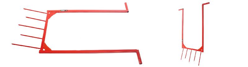 Fourche à bécher BIO Professionnelle Polet - Hauteur 115cm, Largeur 52/76cm - Référence 522002_0