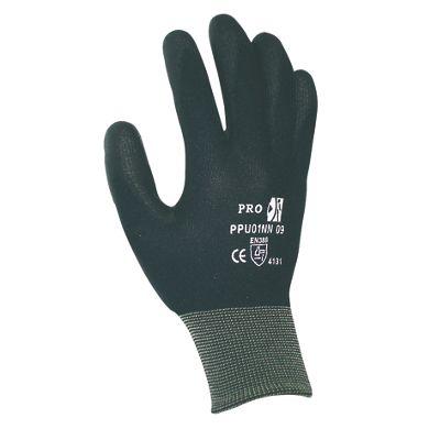 GANTS DE TRAVAIL ENDUITS POLYURÉTHANE FLEXIDEX BLACK PROCOVÈS_0