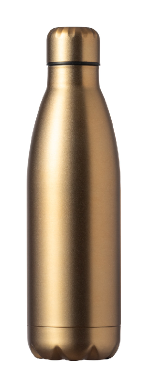 Gourde de sport en acier inoxydable - 790 ml - couleur doré - livrée dans une boîte cadeau_0