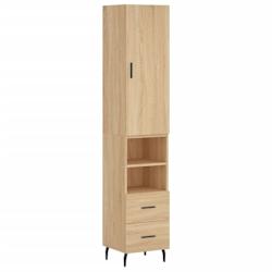 Helloshop26 - Buffet bahut commode armoire meuble de rangement organisateur cuisine salle de séjour salon haut sonoma 34,5 x 34 x 02_0033983 - 300021_0