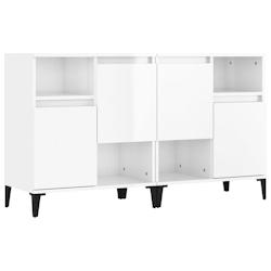 Helloshop26 - Buffet bahut commode armoire meuble de rangement organisateur cuisine salle de séjour salons lot de 2 brillant 60 x 35 02_0036710 - 300_0