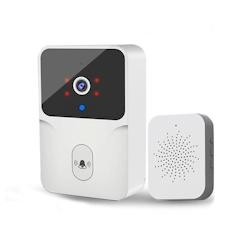 Interphone Vidéo HD Vision Nocturne WiFi Sans Fil Avec Application Tuya Blanc YONIS - blanc 3615617095751_0