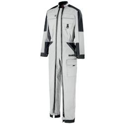 Lafont - Combinaison de travail double fermeture à glissière WIRE Blanc / Gris Foncé Taille S - S blanc 3609705251280_0