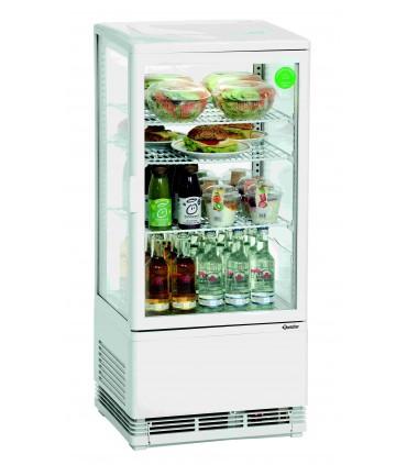 Mini vitrine réfrigérée 78 l, blanche, pour chr, traiteurs, boulangeries, pâtisseries et chocolateries - réf. 700578g bartscher_0