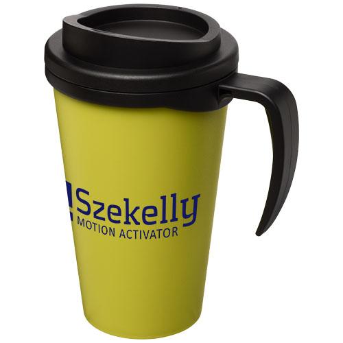 Mug isolant Americano® grande 350 ml - avec couvercle à visser et poignée intégrée - Fabriqué au Royaume-Uni_0