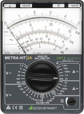 Multimètre analogique Metrahit 2A - pour utilisation en électrotechnique_0