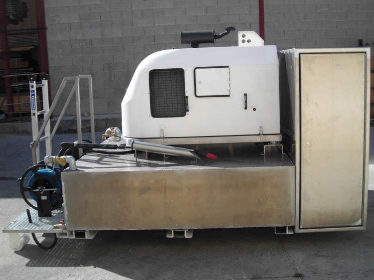 Nettoyeur haute pression sur berce ou châssis - SKID SILENT 318 - 300 bar, 18 L/min, chaudière et cuve grande capacité_0