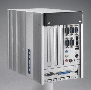 Ordinateur industriel embarqué sans ventilateur - extensible et durci - ARK-5260 avec processeur Intel Atom D510 et extensions PCI/PCIe_0