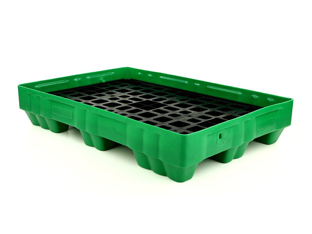 Palette de rétention RETENPACK 150 litres - BRP 150 - PEHD - 1250x850x230 mm - 500 kg charge max_0