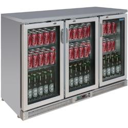 Polar Arrière-bar 3 portes battantes vitrées 330 Litres, 350 W, 220 V - MONO - CE207_0