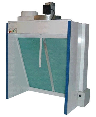 Poste de pistolage HLP 95 - Aspiration 0.90 m² - Pistolage plaquettes test et petites pièces_0