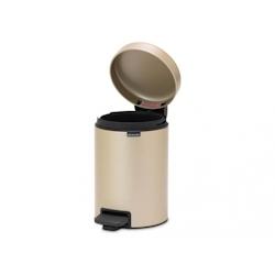 Poubelle icon 3l champagne -  Or  Plastique Brabantia 23.5x16.8 cm - doré plastique 8710755304408_0
