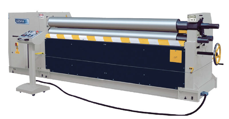 Rouleuse de tôle 3 rouleaux motorisés URM-S 20190 UZMA - longueur utile 2050 mm - capacité 6/7 mm_0
