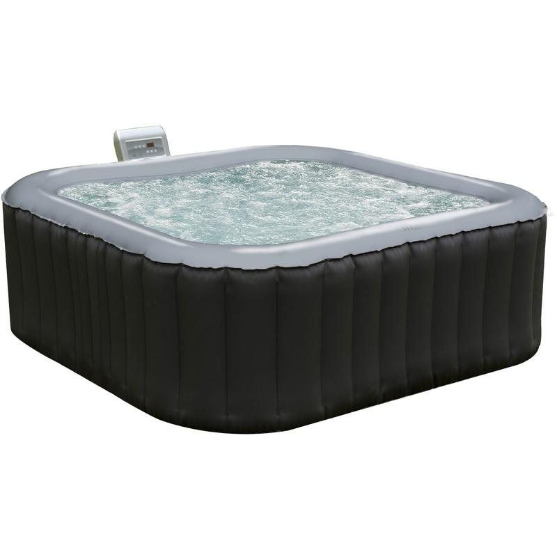 SPA GONFLABLE TEKAPO CARRÉ - 6 PLACES - ANTHRACITE - MSPA