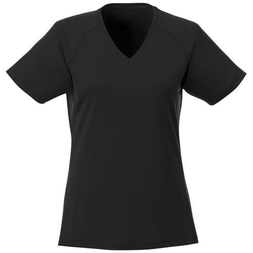 T-shirt Cool Fit manches courtes col V femme Amery - polyester respirant 145 g/m²_0