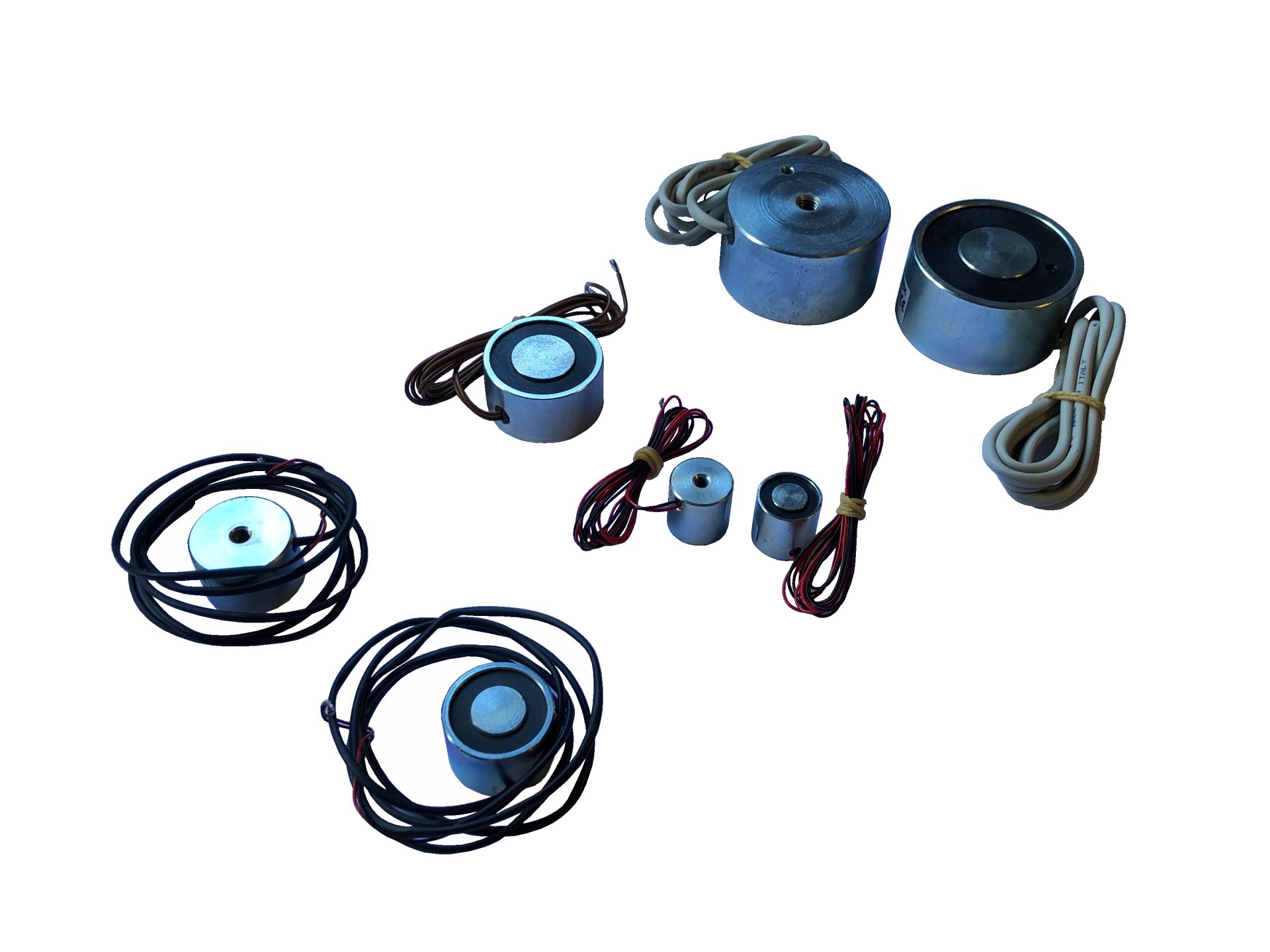 Ventouse électromagnétique - 24 Vcc - IP54 - Fixation ajustable et câble modifiable_0