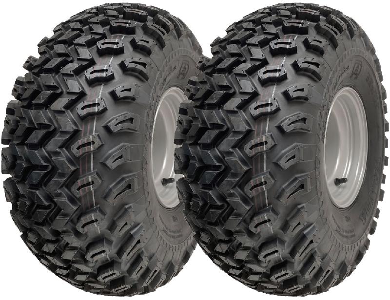 22x11.00-8 Utility ATV Tyres P334 Wheels 4ply 4 Inch PCD Steel Rims (Set of 2)_0