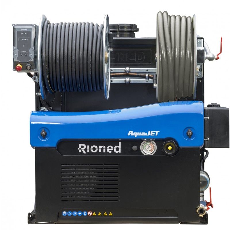 Aquajet - Hydrocureur compact Rioned - Faible poids à partir de 300 kg - Nettoyage des égouts jusqu'à 350 mm_0
